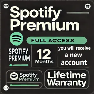 SPOTIFY PREMIUM 12 MONTHS New account 