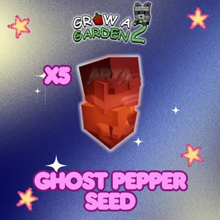 x5 Ghost Pepper Seed | Grow a Garden 2