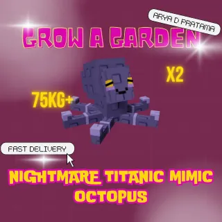 X2 NIGHTMARE TITANIC MIMIC OCTOPUS 75KG+