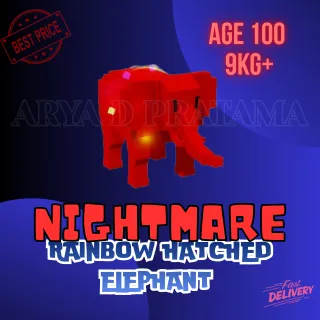 RAINBOW HATCHED ELEPHANT 9KG+