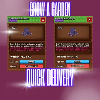 X2 NIGHTMARE TITANIC MIMIC OCTOPUS