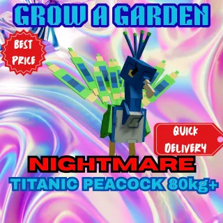 NIGHTMARE TITANIC PEACOCK 80kg+