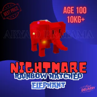 RAINBOW HATCHED ELEPHANT 10KG+