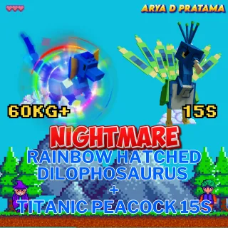 RBH NM DILO 60KG + TITANIC PEACOCK 15S