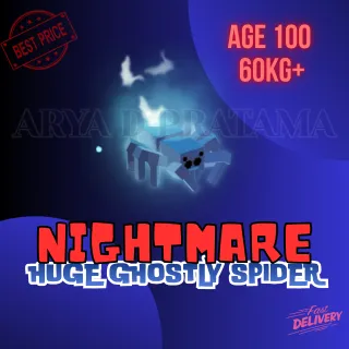 HUGE NIGHTMARE GHOSTLY SPIDER 60KG+