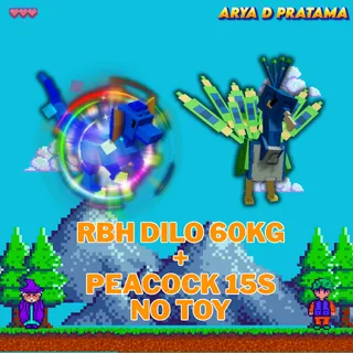 Rbh Dilo 60Kg + Peacock 15s No Toy