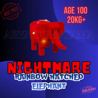 RAINBOW HATCHED ELEPHANT 20KG+