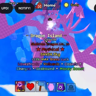 COLOSSAL SKELETON DRAGON 54.454KG - CATCH AND TAME!