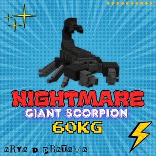 GIANT SCORPION 60KG+