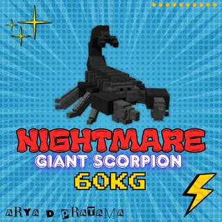GIANT SCORPION 60KG+