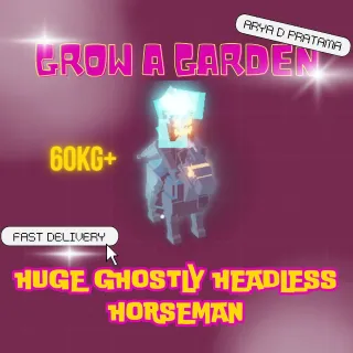 HUGE GHOSTLY HEADLESS HORSEMAN 60KG+