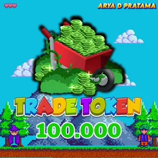 100K Trade Token - Grow a Garden