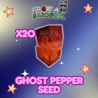 x20 Ghost Pepper Seed | Grow a Garden 2