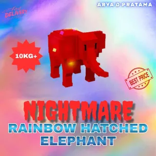 RAINBOW HATCHED ELEPHANT 10KG+