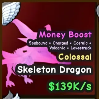 COLOSSAL SKELETON DRAGON 139K/s - CATCH AND TAME!