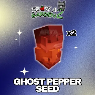 2 Ghost Pepper Seed | Grow a Garden 2