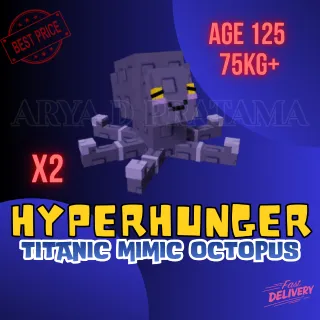 X2 TITANIC HYPERHUNGER MIMIC OCTOPUS 75KG+