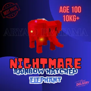 RAINBOW HATCHED ELEPHANT 10KG+