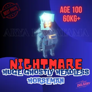 HUGE NIGHTMARE GHOSTLY HEADLESS HORSEMAN