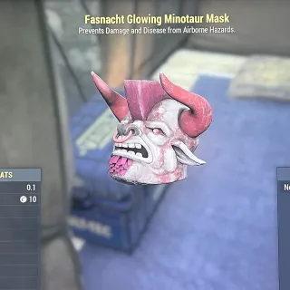 GLOWING MINOTAUR MASK