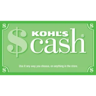 $120.00 Kohl's Cash x6 code 20$