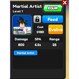 Jin Mori (Martial Artist) | ASTD (All Star Tower Defense) PURE
