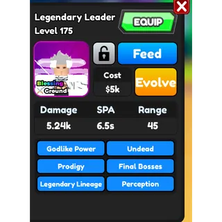 Madara (Legendary Leader) | All Star Tower Defense (ASTD)