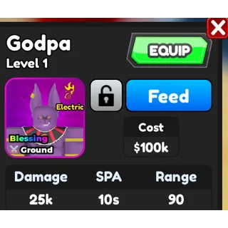 Godpa (Champa) | All Star Tower Defense (Original)
