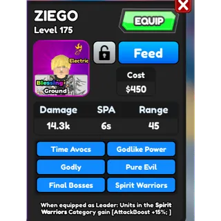 Diego (Ziego) | ASTD (All Star Tower Defense)