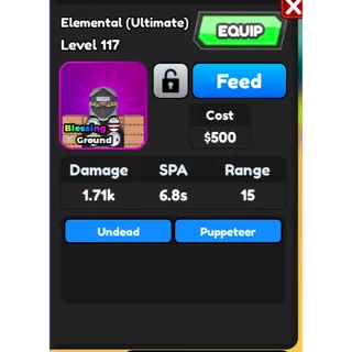 Elemental (Kakuzu (Ultimate) | All Star Tower Defense | ASTD