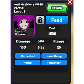 Liebe (Anti Magician Super Demon) | ASTD (All Star Tower Defense) PURE