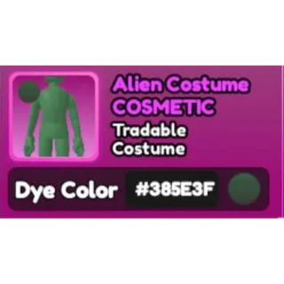 Alien costume 