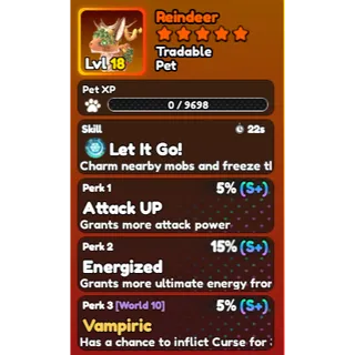 PERFECT VAMP REINDEER PET