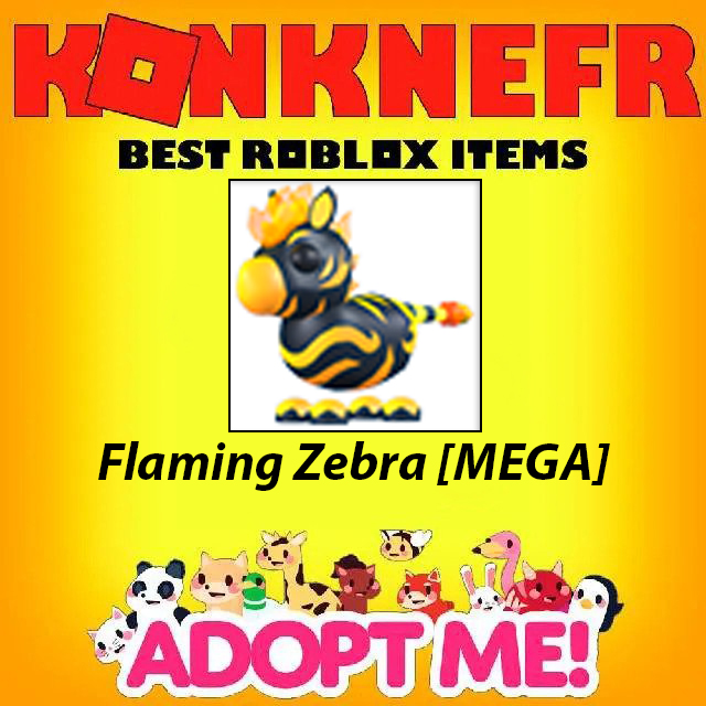 Flaming Zebra [MEGA] Mega - Game Items - Gameflip