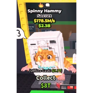 SPINNY HAMMY 178.5M/S