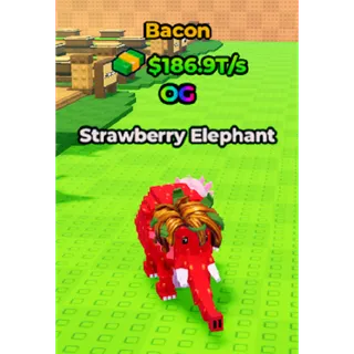 Bacon Strawberry Elephant | Kick a lucky block