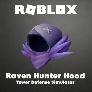 Roblox Tower Defense Simulator Raven Hunter Hood Code