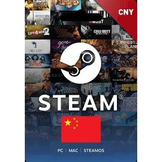 Steam Gift Card 36.00 CN¥ China Yuan Gift Card| Wallet Code