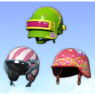 Candy Caps Helmet SET