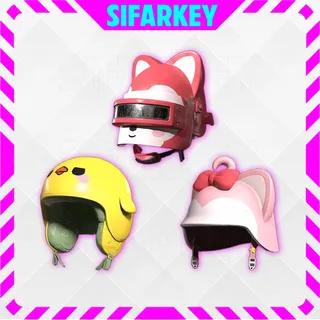 PUBG | ALI THE FOX AND FRIENDS HELMET SET