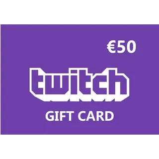 Twitch Gift Card €50 EUR