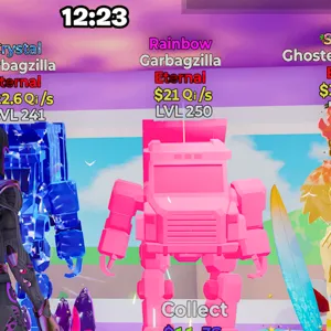 rainbow garbagzilla