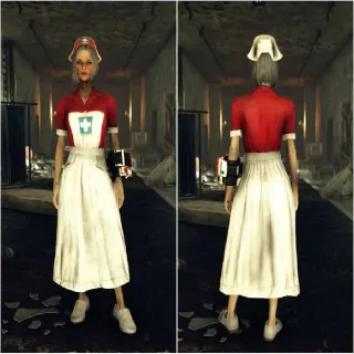 Red Asylum Dress + Hat