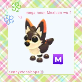 Adopt Me Mexican Wolf Mega Neon