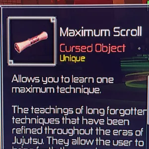 Maximum scroll