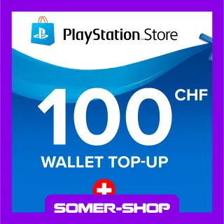 100 CHF (50CHF = 103,81€) Switzerland PlayStation Store