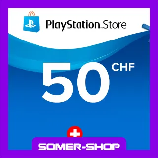 50 CHF (50CHF = 51,9€) Switzerland PlayStation Store