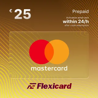 MasterCard Prepaid Gift Card 25 EUR | Flexicard