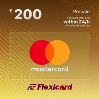 MasterCard Prepaid Gift Card 200 EUR | Flexicard