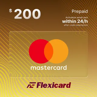 MasterCard Prepaid Gift Card 200 USD | Flexicard